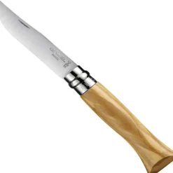 Survival-Opinel No.06 Stainless Steel Folding Knife Olive Wood