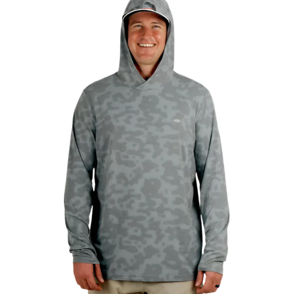 Shirts-AFTCO Ocean Bound Hooded Performance Shirt for Men