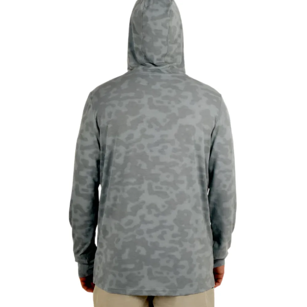 Shirts-AFTCO Ocean Bound Hooded Performance Shirt for Men