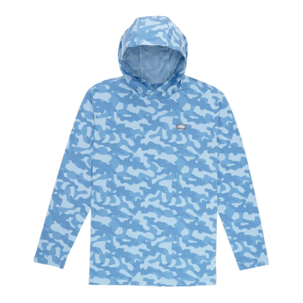 Shirts-AFTCO Ocean Bound Hooded Performance Shirt for Men