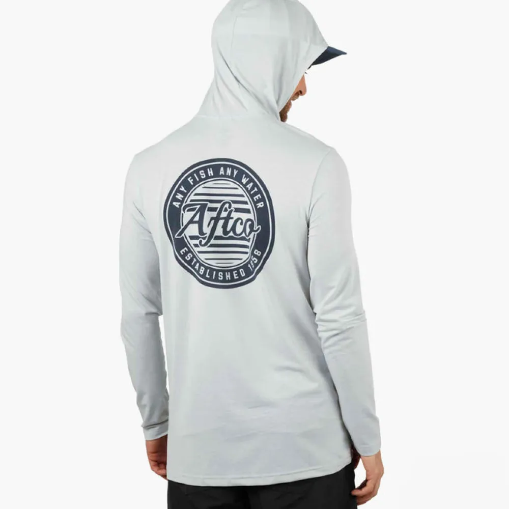 Shirts-AFTCO Ocean Bound Hooded Performance Shirt for Men