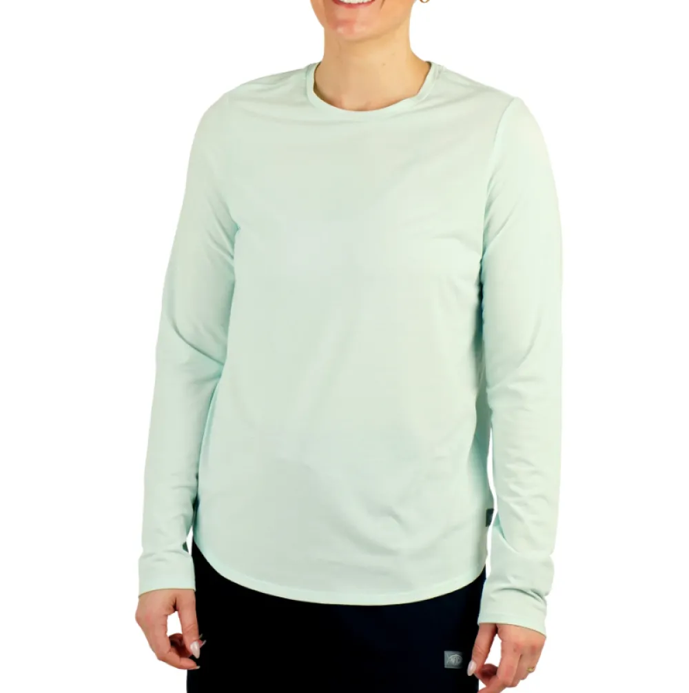 T-Shirts|Shirts-AFTCO Ocean Bound Long-Sleeve Performance Shirt for Women