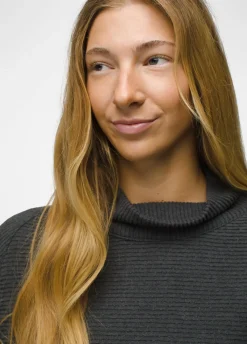 Sweaters & Hoodies|Shirts-Prana Olivia Long Sleeve for Women (SALE) Charcoal