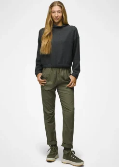 Sweaters & Hoodies|Shirts-Prana Olivia Long Sleeve for Women (SALE) Charcoal
