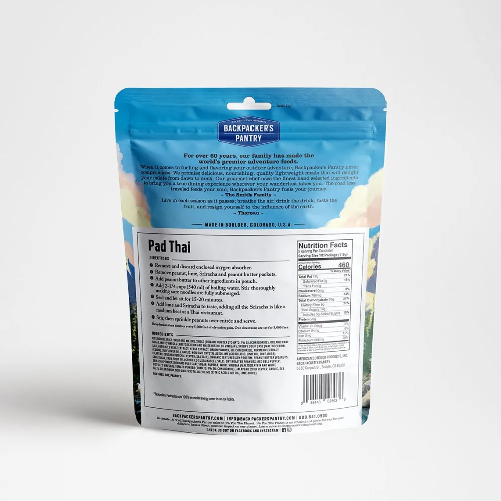 Food-Backpacker's Pantry Pad Thai