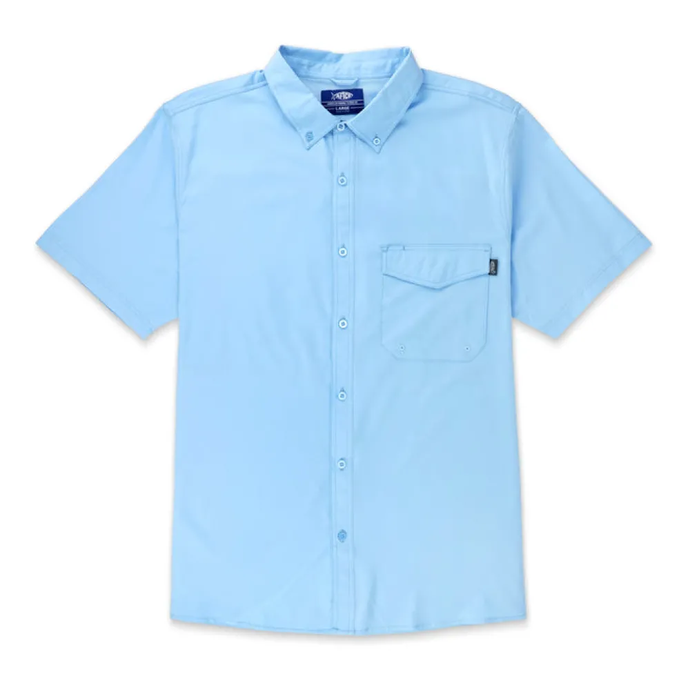Shirts-AFTCO Palomar Short Sleeve Vented Fishing Shirt for Men