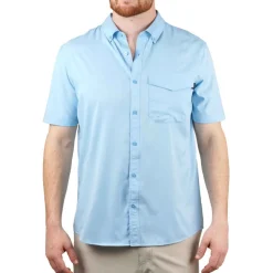 Shirts-AFTCO Palomar Short Sleeve Vented Fishing Shirt for Men