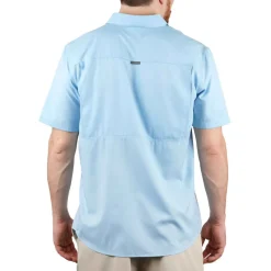 Shirts-AFTCO Palomar Short Sleeve Vented Fishing Shirt for Men