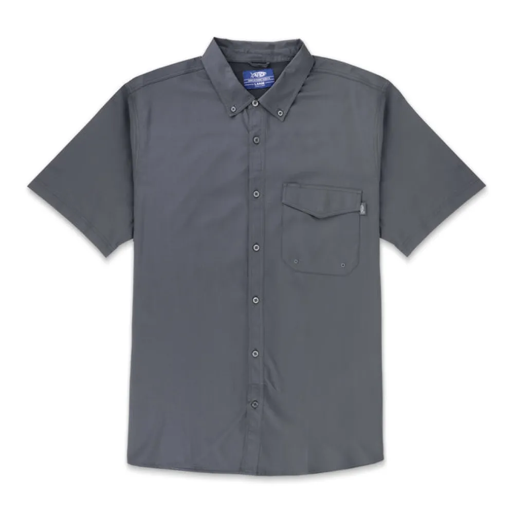 Shirts-AFTCO Palomar Short Sleeve Vented Fishing Shirt for Men