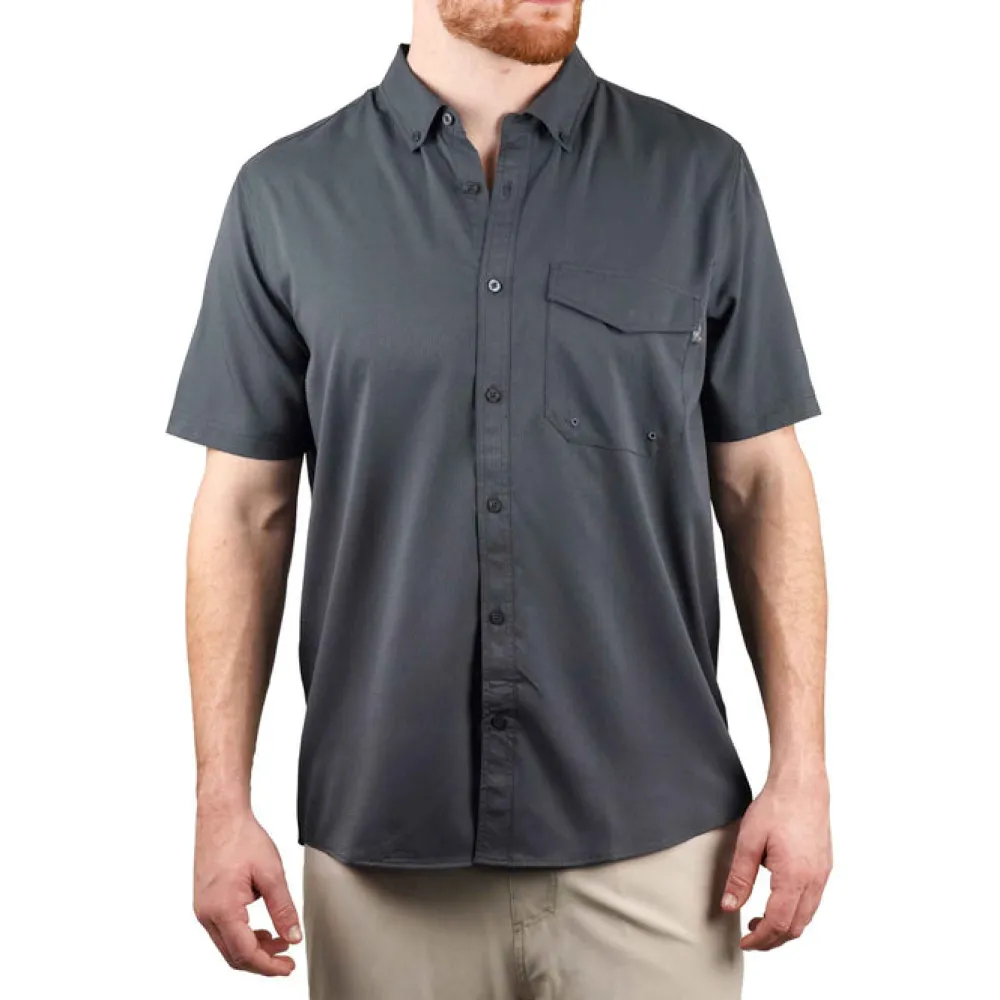 Shirts-AFTCO Palomar Short Sleeve Vented Fishing Shirt for Men