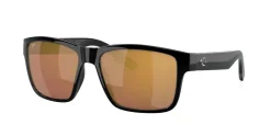 Sunglasses & Goggles|Sunglasses & Goggles-Costa Del Mar Paunch Sunglasses Black, Gold Mirror Polarized Glass