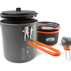 Cookware-GSI Outdoors PINNACLE SOLOIST II, ONE-PERSON COOKSET