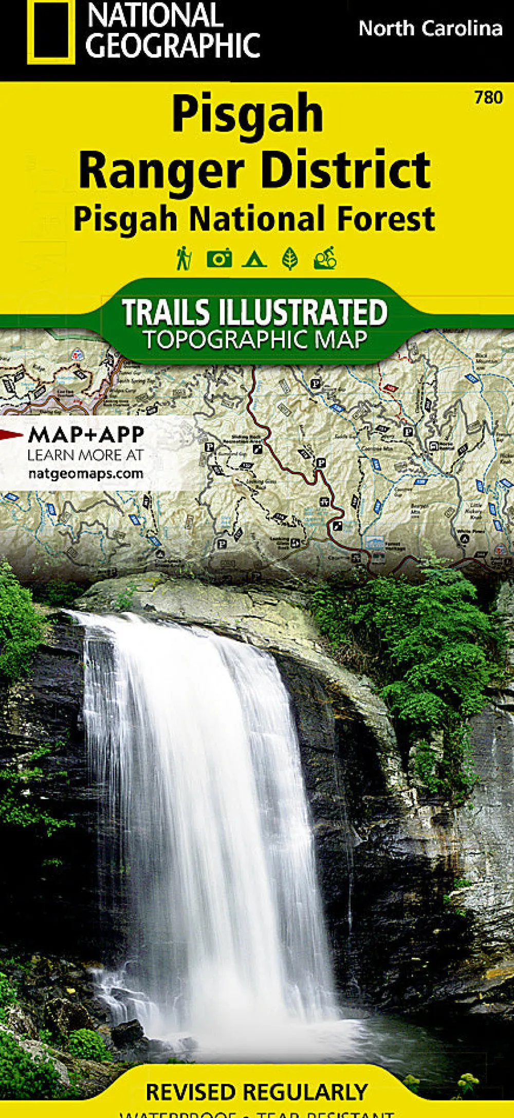 Literature-Trails Illustrated Pisgah National Forest Map None