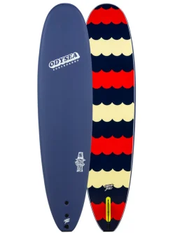Surfboards-Catch Surf Plank // Single Fin Midnight Blue/Scallops