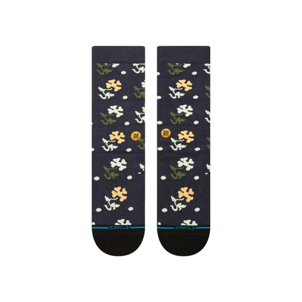 Socks-Stance Pop End Cotton Crew Socks for Men Navy