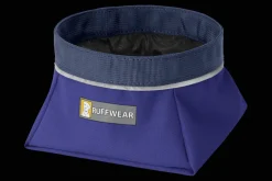 Pets-Ruffwear Quencher Packable Dog Bowl Huckleberry Blue