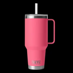 Drinkware|Bottles & Mugs-Yeti Rambler 42oz Mug with Straw Lid Tropical Pink