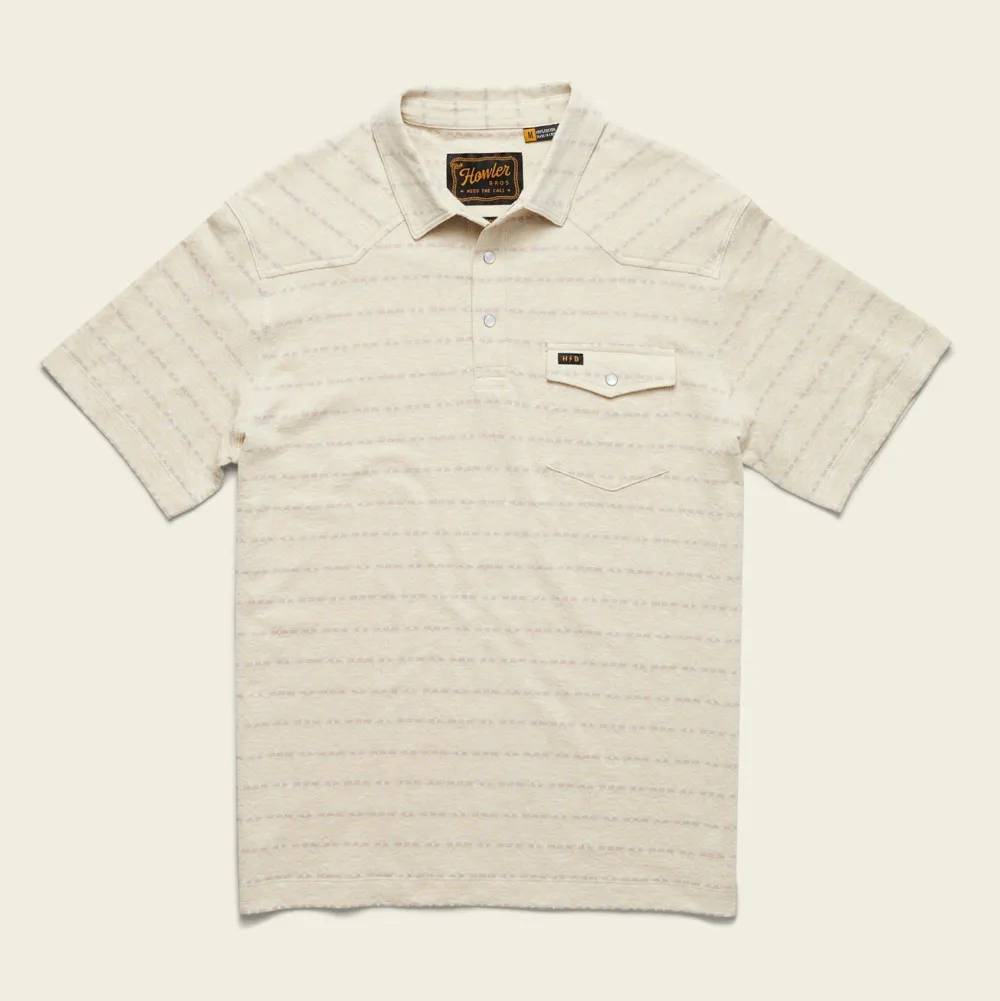 Shirts-Half-Moon Outfitters Ranchero Jacquard Polo for Men (SALE)
