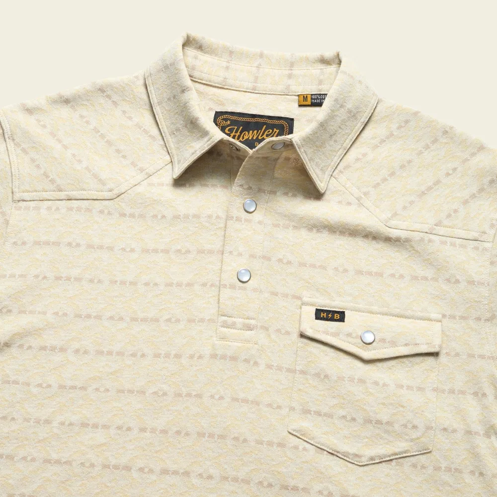 Shirts-Half-Moon Outfitters Ranchero Jacquard Polo for Men (SALE)
