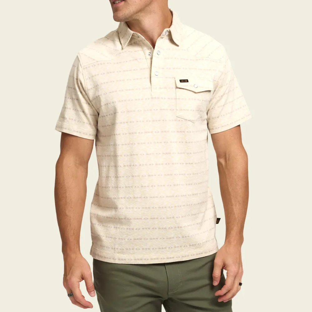Shirts-Half-Moon Outfitters Ranchero Jacquard Polo for Men (SALE)