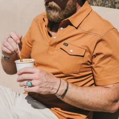 Shirts-Howler Brothers Ranchero Polo for Men (SALE)