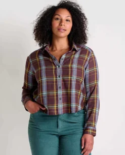Shirts-Toadu0026Co Re-Form Flannel Boxy Shirt for Women