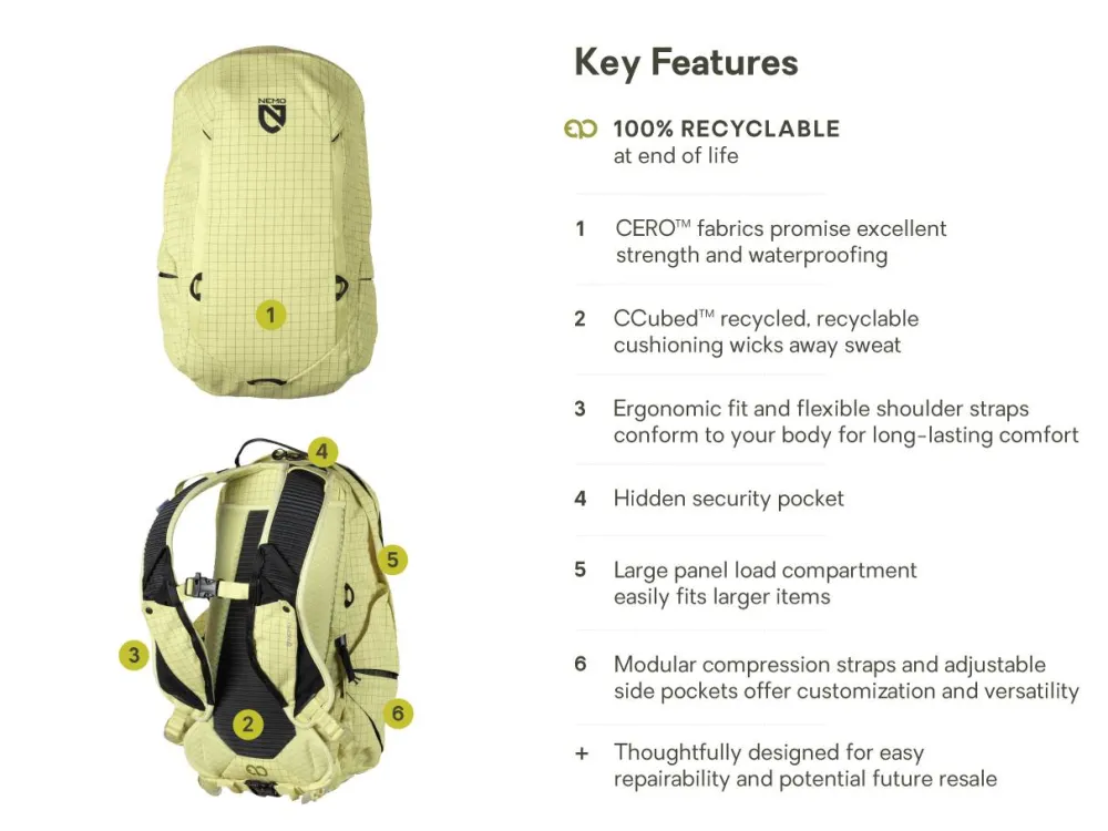 Daypacks-Nemo Resolve Endless Promise Technical Active Daypack - 15L (SALE)