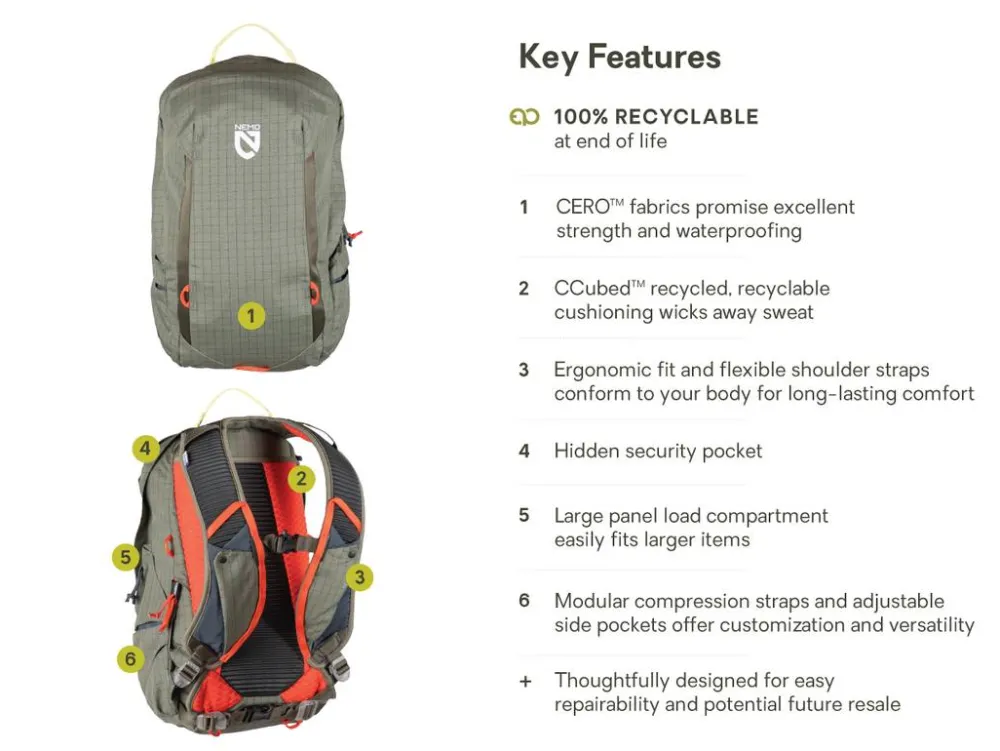 Daypacks-Nemo Resolve Endless Promise Technical Active Daypack - 15L (SALE)
