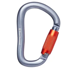 Climbing-Black Diamond Equipment Rocklock Twistlock Carabiner Gray