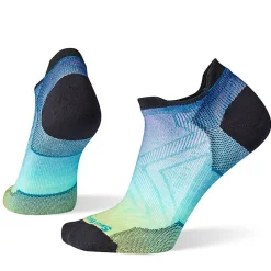Socks-Smartwool Run Zero Cushion Ombre Print Low Ankle Socks for Women