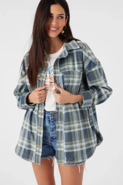 Shirts-O'Neill Rune Superfleece Oversized Fit Shacket (SALE)