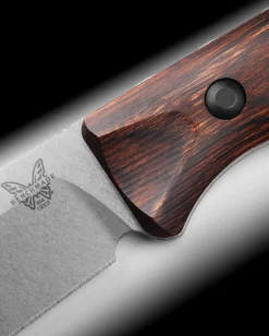 Survival-Benchmade Saddle Mountain Skinner Stabilized Wood