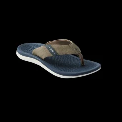 Sandals-Reef Santa Ana for Kids Navy/Khaki