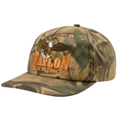 Head & Neckwear-Seager X Waylon Jennings Eagle Snapback Camo