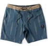 Swimwear-Vissla Seaside 18.5" Boardshorts for Men Midnight