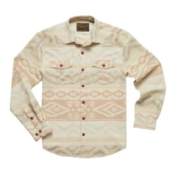 Shirts-Howler Brothers Sherdian Longsleeve Shirt for Men (SALE) Terranova Bone