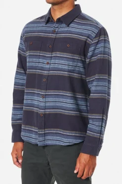 Shirts-Katin Sierra Flannel Shirt for Men (SALE) Polar Navy