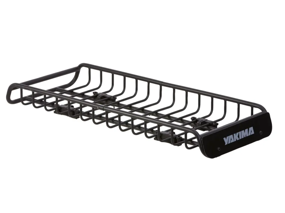 Car Racks & Pads-Yakima SkinnyWarrior Roof Basket Black