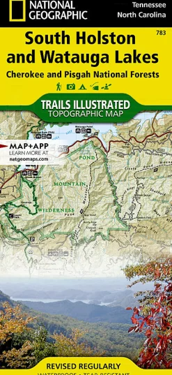 Literature-Trails Illustrated South Holston and Watauga Lakes Map