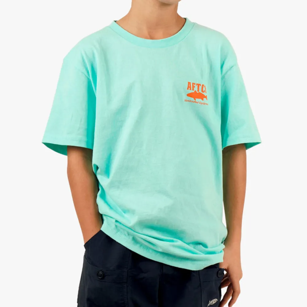 Tops-AFTCO Spotted SS T-Shirt for Youth