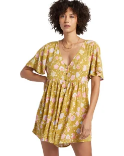 Dresses & Rompers-Billabong Spring Daze Romper/Jumpsuit (FINAL SALE) Green Envy