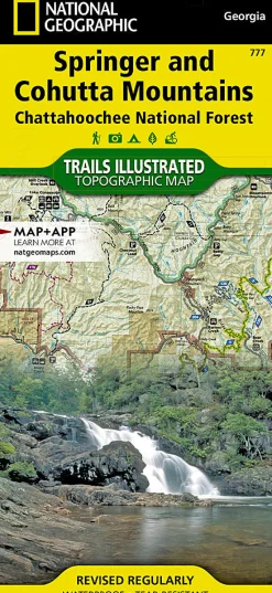 Literature-Trails Illustrated Springer and Cohutta Mountains Map None