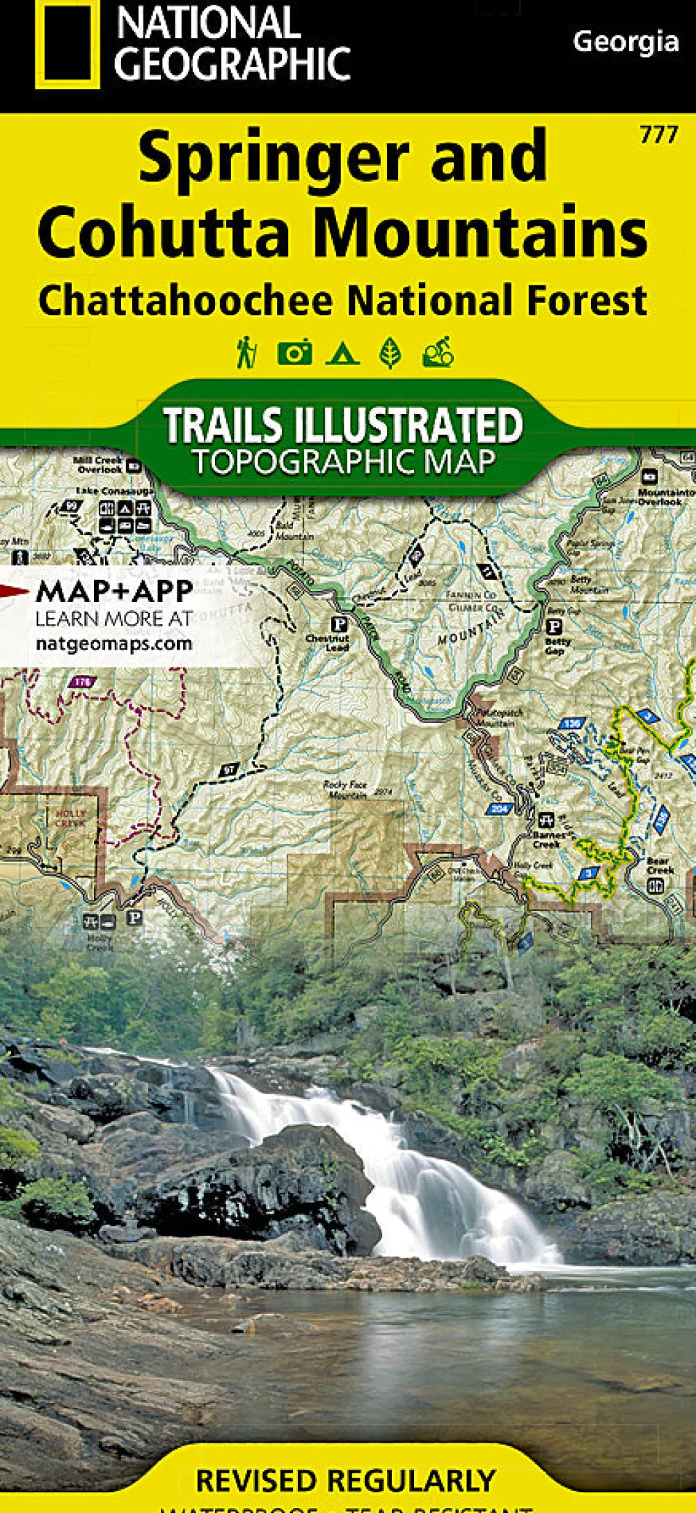 Literature-Trails Illustrated Springer and Cohutta Mountains Map None