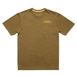 T-Shirts-Howler Brothers Squatch Rider Pocket T-Shirt for Men Ivy Green