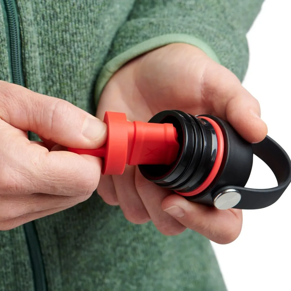 Bottles & Mugs|Drinkware-Hydro Flask Standard Flex Straw Cap Black