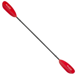 Sup & Kayak-Aqua-Bound Tech Sting Ray Fiberglass 2-Piece Snap-Button Kayak Paddle Sunset Red