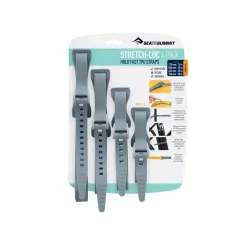 Accessories-Sea To Summit Stretch-Loc Straps Grey