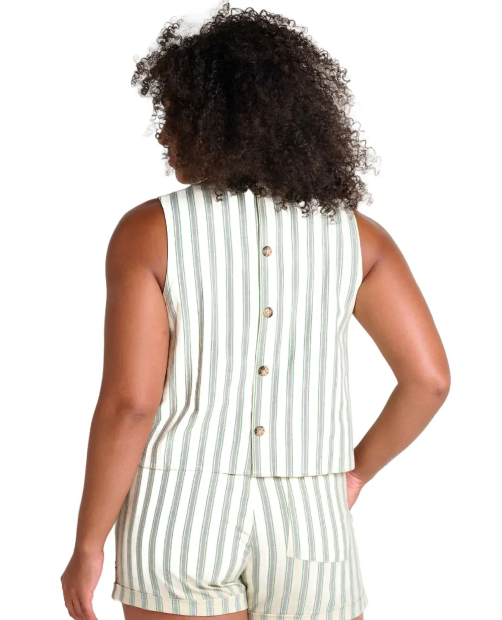 Tank Tops|Shirts-Toadu0026Co Taj Hemp Button Back Tank Top for Women