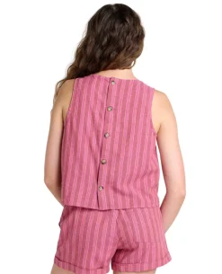 Tank Tops|Shirts-Toadu0026Co Taj Hemp Button Back Tank Top for Women