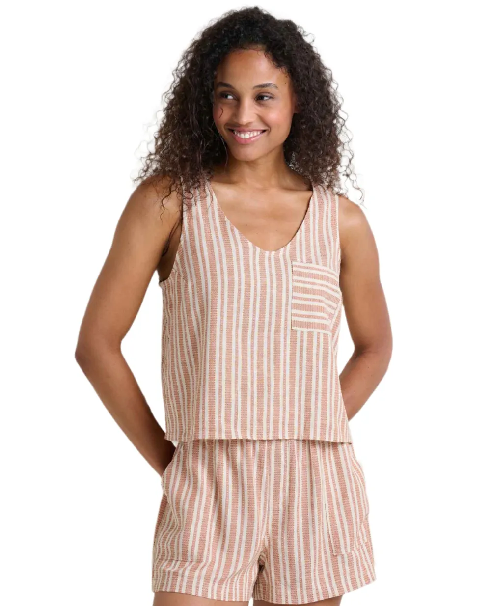 Tank Tops|Shirts-Toadu0026Co Taj Hemp Button Back Tank Top for Women